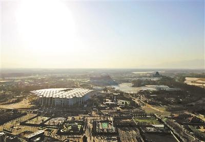 倒计时百天 北京世园会园区整体建设进入收尾阶段