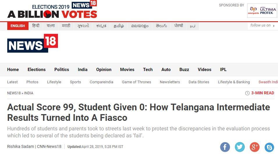 恐怖！印地方考试成绩公布，21名学生自杀，原因令人气愤