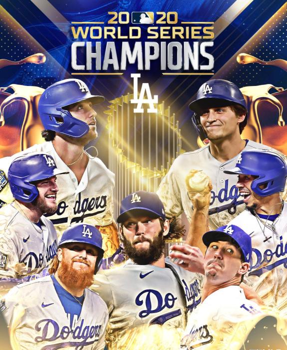 道奇问鼎MLB世界大赛冠军湖人社交媒体发文祝贺