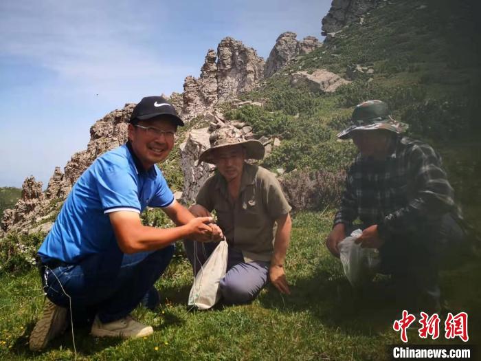 图为工作中的达来(左)。 达来供图 图为工作中的达来(左)。 达来供图