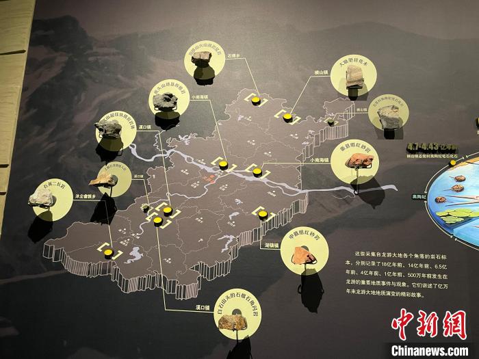 采集自龙游各地的岩石标本。 张斌 摄 采集自龙游各地的岩石标本。 张斌 摄