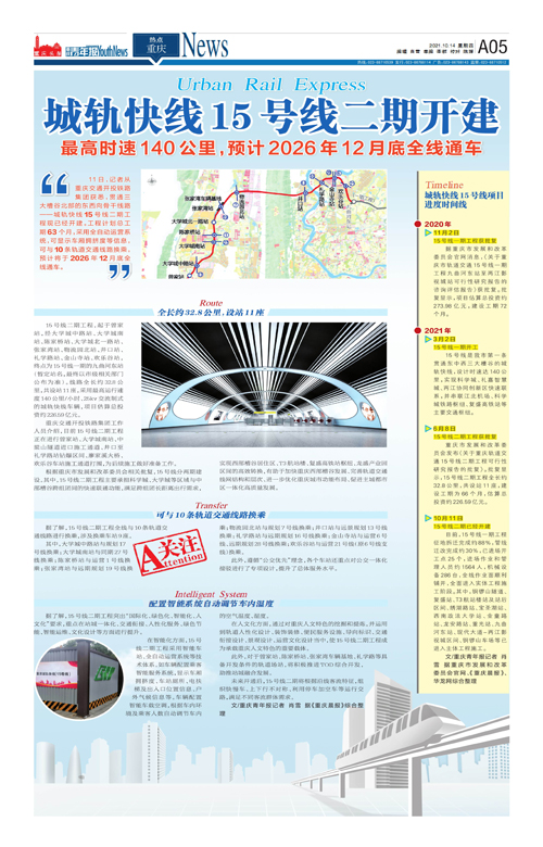 A05-城轨快线15号线二期开建