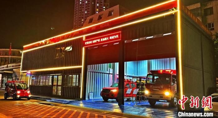 探访新疆首个模块化消防站打造城市消防形象IP