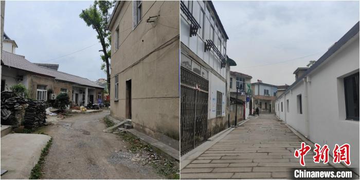 池州市老旧小区改造前后对照图(拼接) 罗剑凯 摄