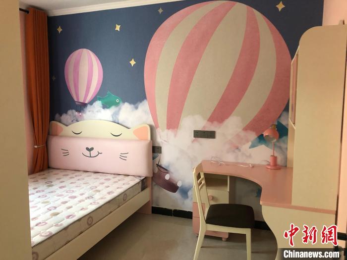 改造后的房间充满童趣。 张家威 摄 改造后的房间充满童趣。 张家威 摄