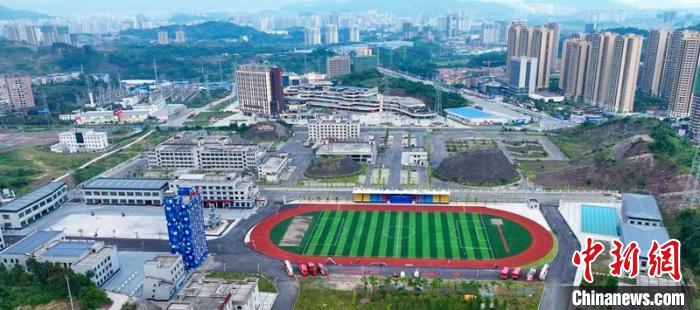 川东北最大规模消防训练基地全景。 四川消防供图 川东北最大规模消防训练基地全景。 四川消防供图