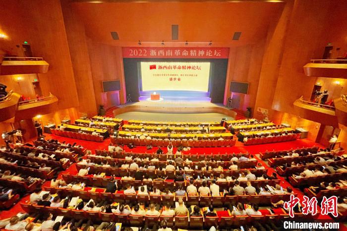 论坛现场 丽水宣传部供图