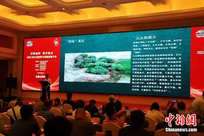 6月28日上午，以“万里相约，魅力皮山”为主题的皮山县文旅项目安徽招商推介会在合肥召开。