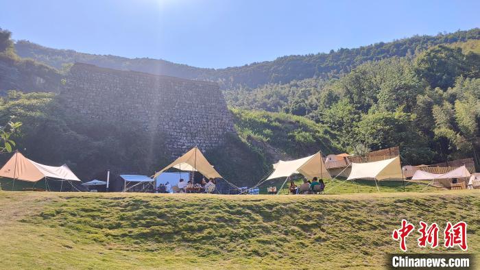 杭州临安青南忱山营地。　临安区文化和广电旅游体育局提供