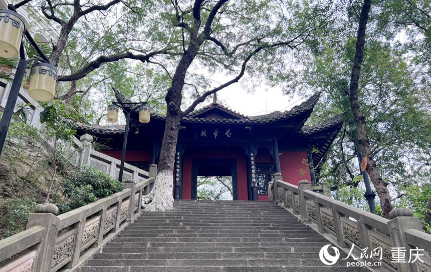 白帝城。人民网记者 胡虹摄
