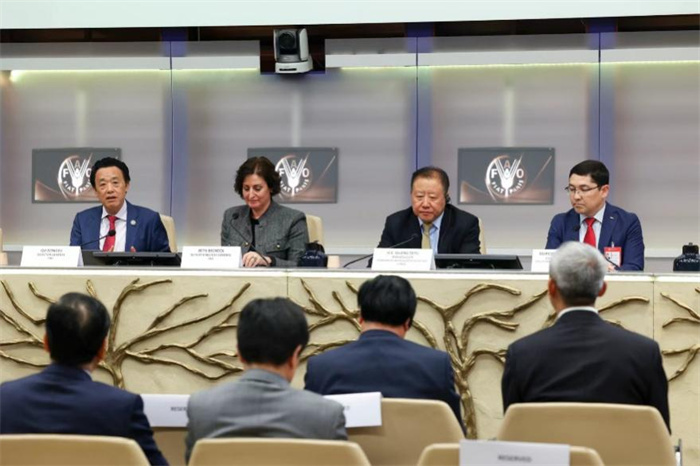 发布会现场。联合国粮农组织供图