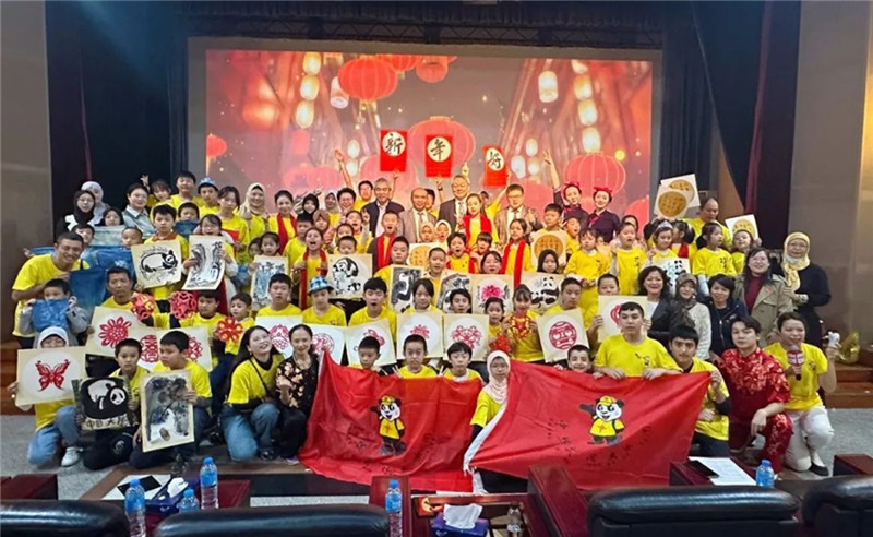 图为2023“中华文化大乐园―埃及开罗营”闭幕式活动现场。主办方供图