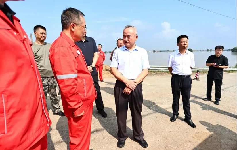 盘锦市委书记王炳森检查全市防汛救灾工作
